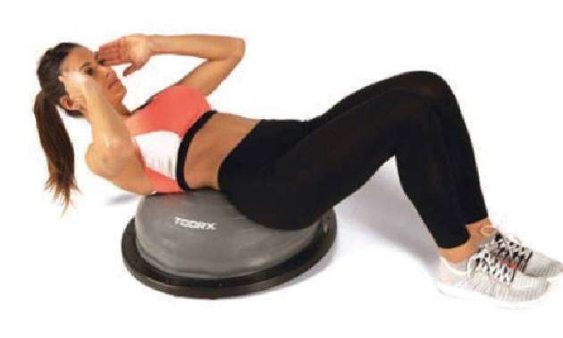 TOORX PALLA BOSU PRO Ø 58 CM. CON ELASTICI