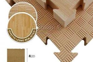 Tatami EVA W40P Wood da 4cm per massaggi e Yoga