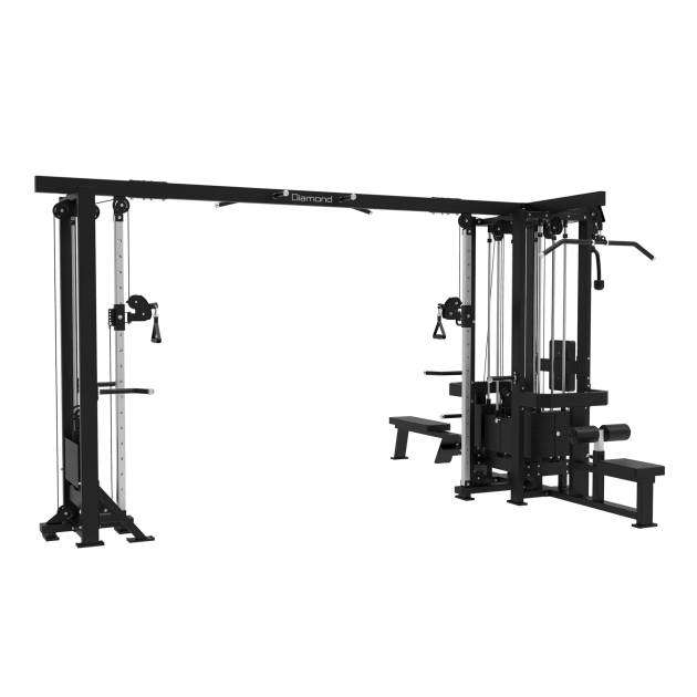 Stazione multinfunzione 5 Stazioni Jungle con peso netto 160 kg