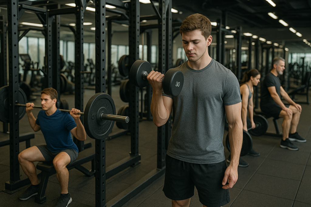 sala pesi per utenti junior