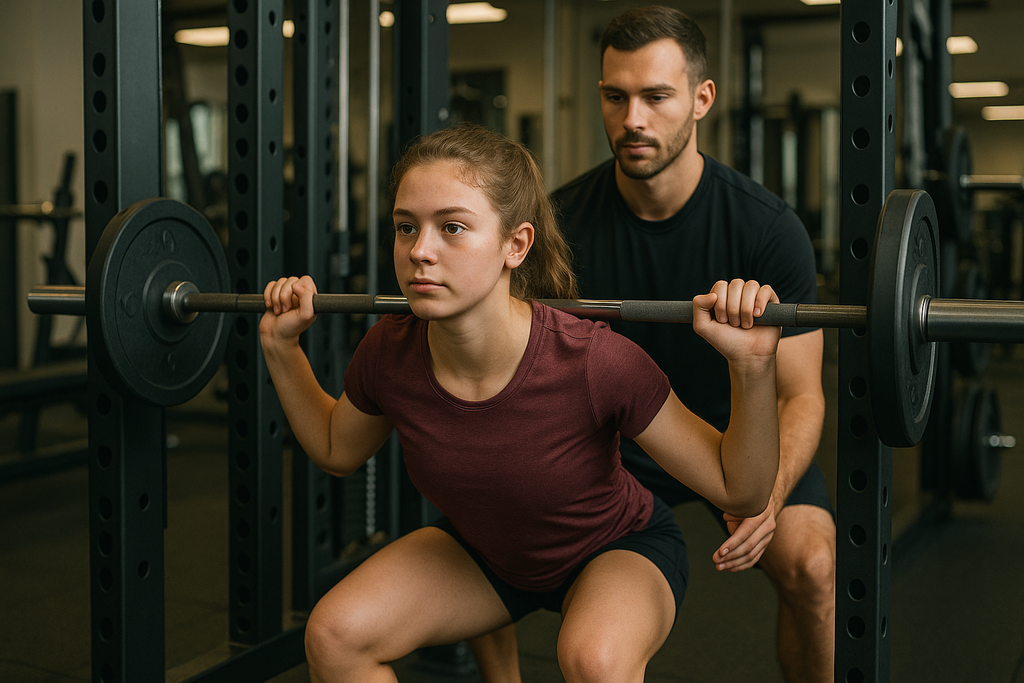 sala pesi per utenti junior